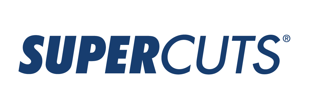Supercuts's logo at the left side of the screen