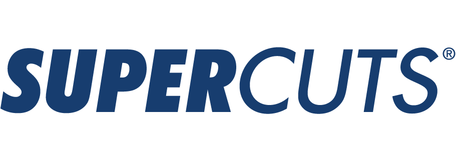 Supercuts's logo at the left side of the screen