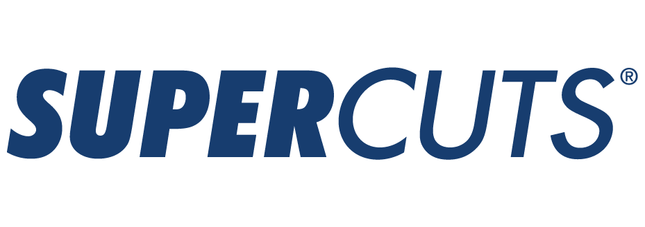 Supercuts's logo at the left side of the screen
