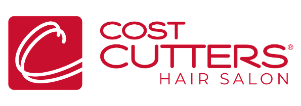 Cost Cutters's logo at the left side of the screen