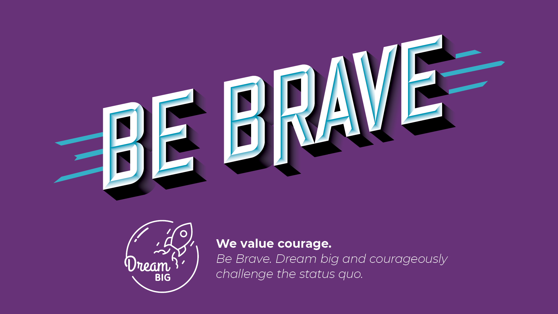 be brave badge