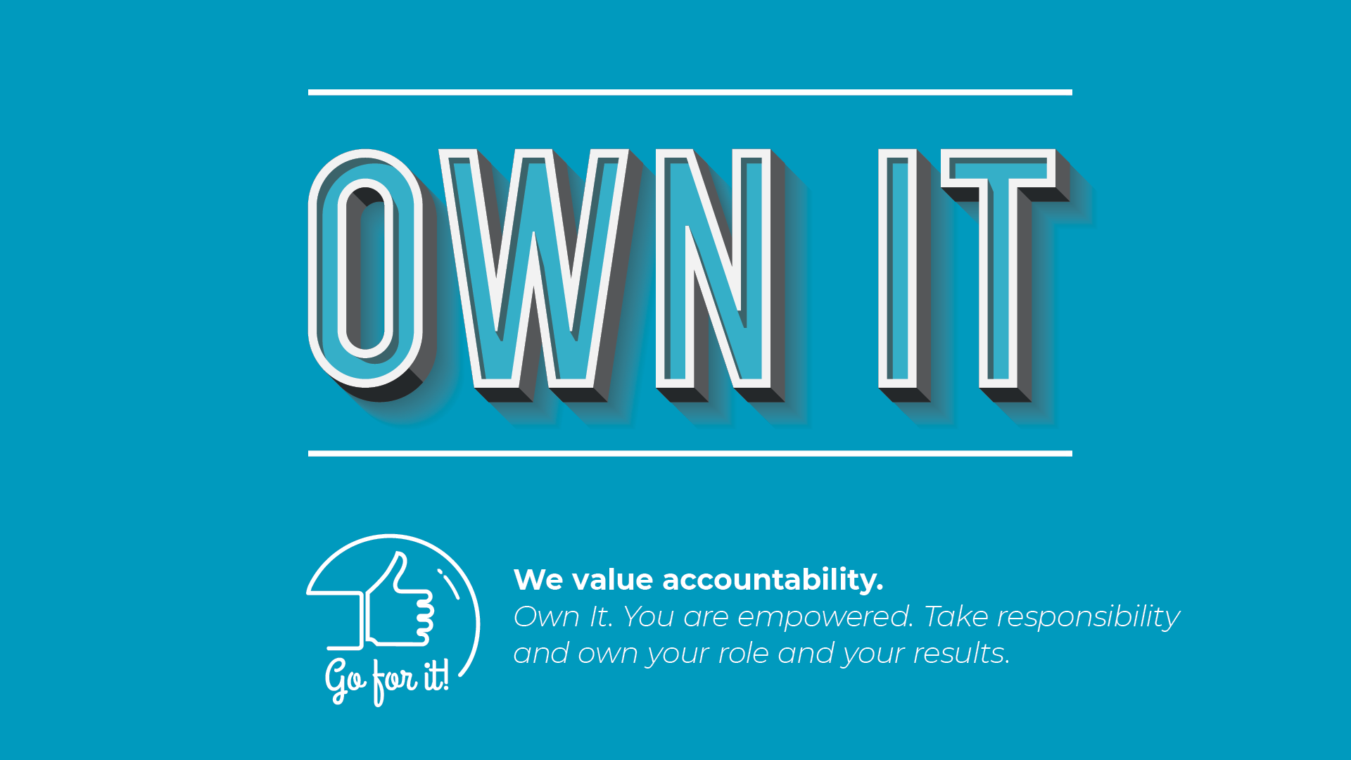 Own it badge